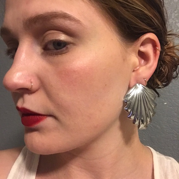 Vintage silver earrings - Picture 2 of 2